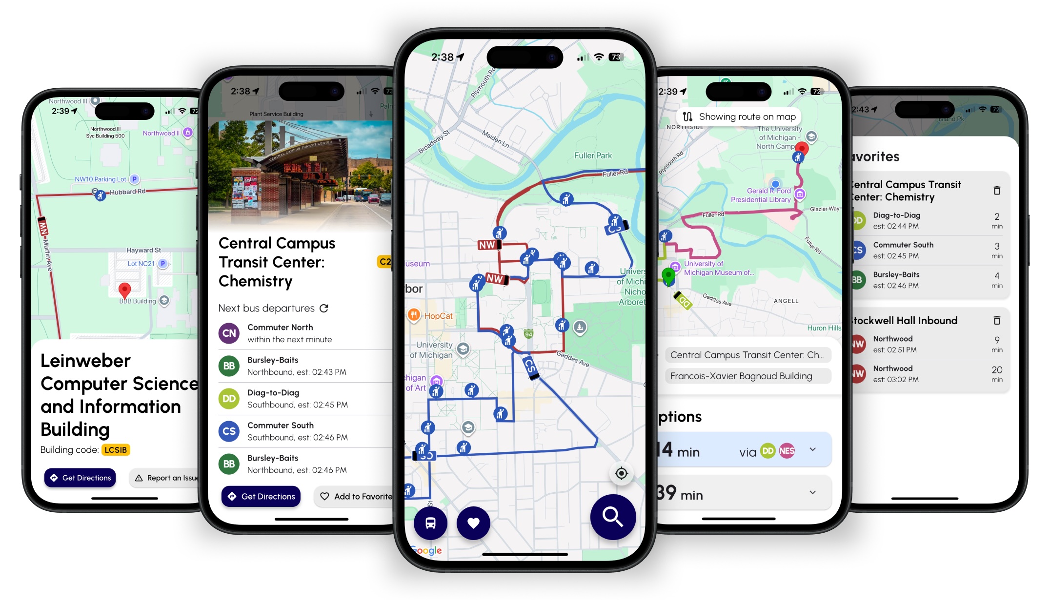 MaizeBus App Screenshot